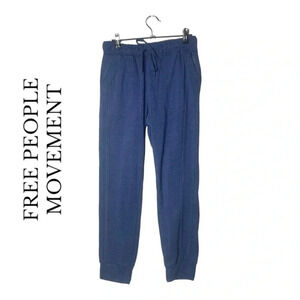 1937. FREE PEOPLE MOVEMENT JOGGERS DUSTY NAVY BLUE IN‎ COLOR SIZE SMALL